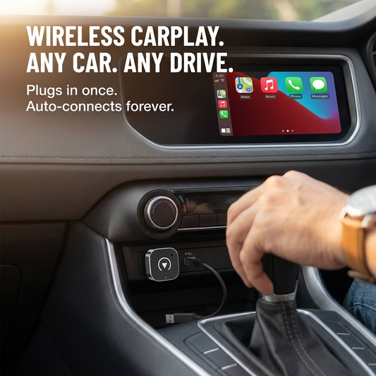 FluxWay™ — Ditch the Cable and Auto-Connect Wireless CarPlay & Android Auto