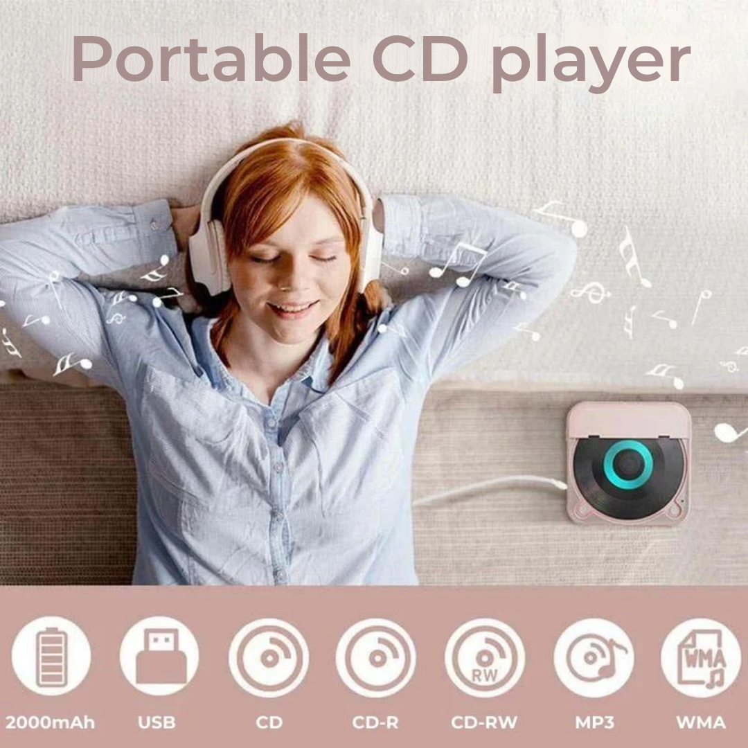 AeroPulse™ Portable CD Player — Unleash Your Music’s True Power Anywhere, Anytime