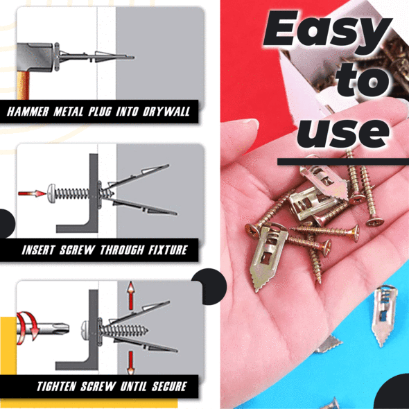 TitaniumLock™ — Screw in Ultimate Strength and Keep Your Walls Spotless