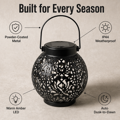 LumiFleur™ Solar Lantern — Project Floral Shadow Enchantment Throughout Your Backyard