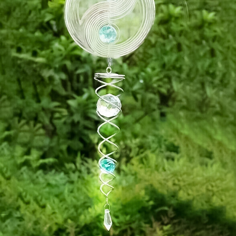 1+1 FREE | CrystalTwister™ - Metal Spiral Crystal Wind Chime [Final Day Discount]