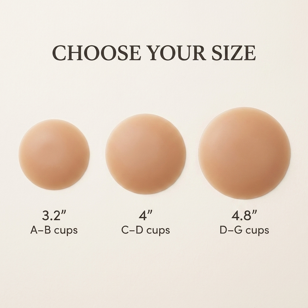 SereneSilk™ – Ultra-Thin Silicone Nipple Covers, Reusable