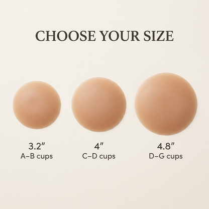 SereneSilk™ – Ultra-Thin Silicone Nipple Covers, Reusable
