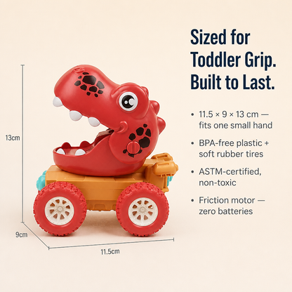 ThunderRex™ — Race, Roar, and Push with Rugged No-Battery Dino Trucks