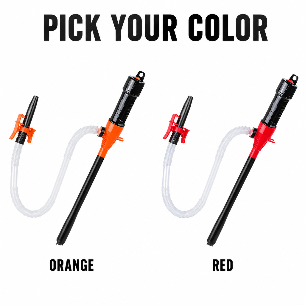 TurboFlow™ — Pump Fuel, Water, or Oil Hands-Free at 2.2 Gallons per Minute