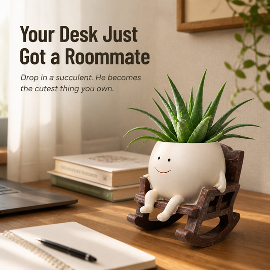 VivaChairs™ — Transform Any Succulent into a Cheerful Desk Companion Instantly