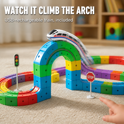 TurboTrail™ — Click-Together Cube Tracks That Keep Kids Away From Screens For Hours