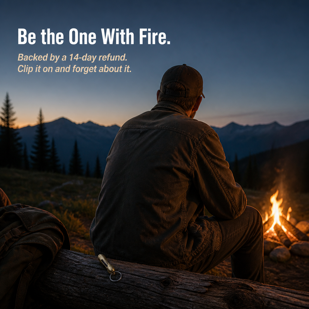 BlazeMate™ — Ignite a Steady Flame in Rain, Wind, and Bitter Cold