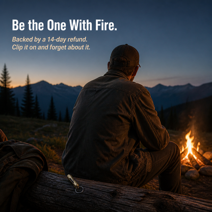 BlazeMate™ — Ignite a Steady Flame in Rain, Wind, and Bitter Cold