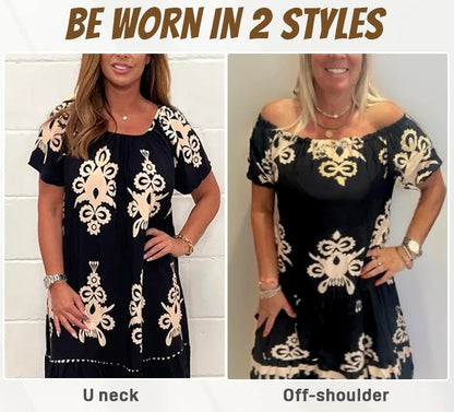 VioraLuxe™ Dress — Embrace Your Curves with Unmatched Comfort and Effortless Style