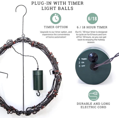 LumoGlow — Warm White LED Light Balls for Indoor & Outdoor Use