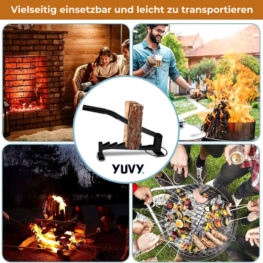 VeroWood — Wall-Mounted Log Splitter with Durable Steel Blade
