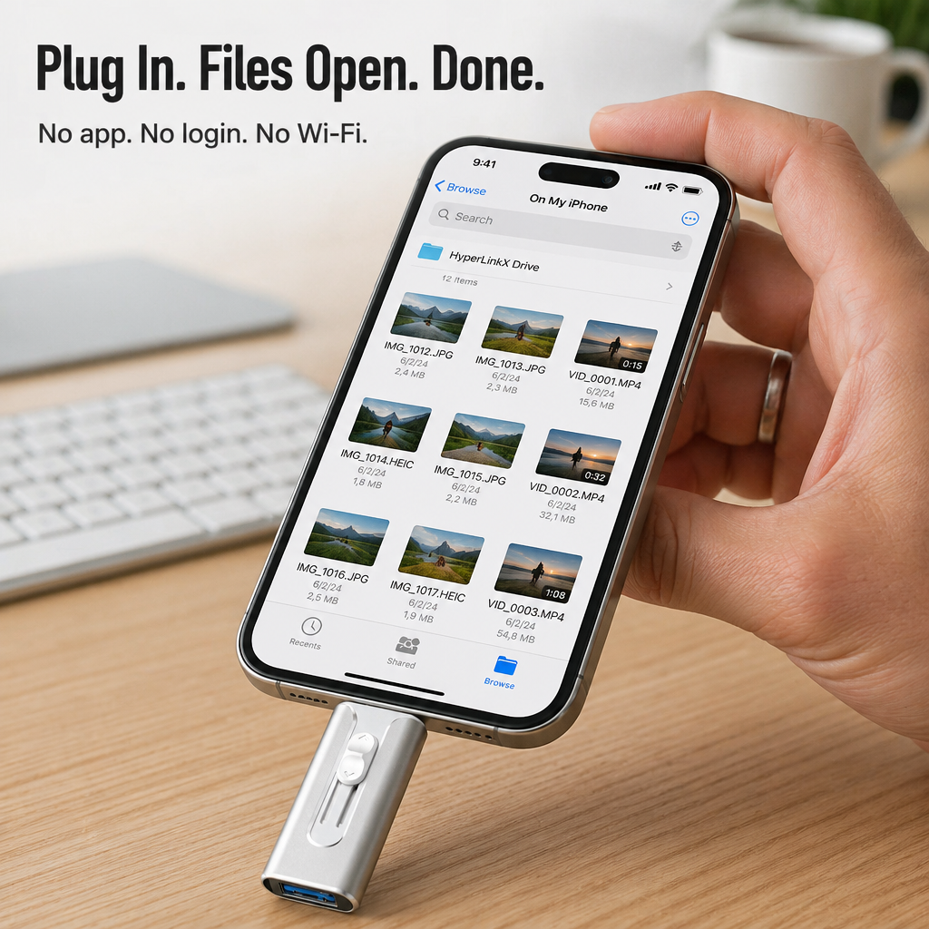 HyperLinkX™ — Ultra-Fast Sync That Keeps Your Device Secure and Sleek