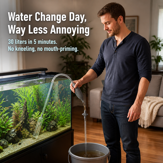 Flexora™ — Empty Your Tank with a Vacuum in 5 Minutes, No Bending or Mouth-Priming Needed