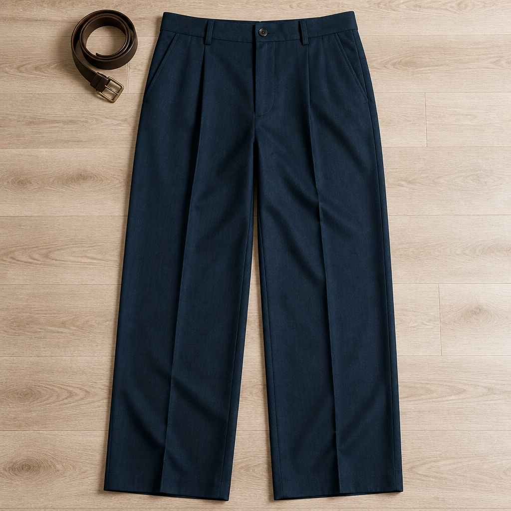 Roven™ – Custom Wide-Leg Men’s Pants Featuring Deep Angled Pockets