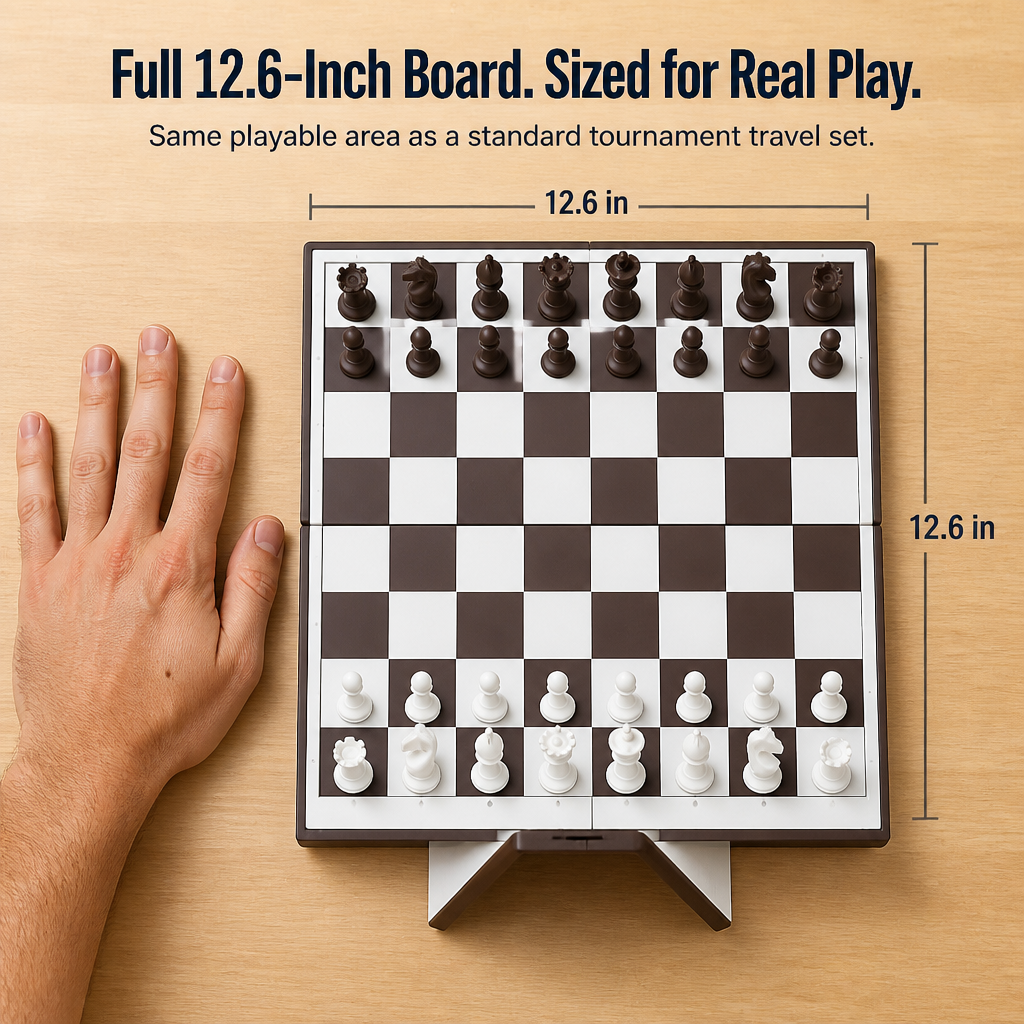 ScripturaChess™ — Conceal a Genuine Chess Set Within a Hardcover Book