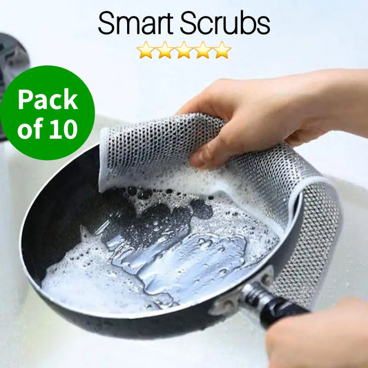 Smart Scrubs - 10 Pack Non-Scratch Scouring Cloths