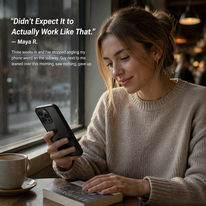 StealthGuard™ Privacy Armor — Stop Screen Peepers and Shield Both Sides Instantly
