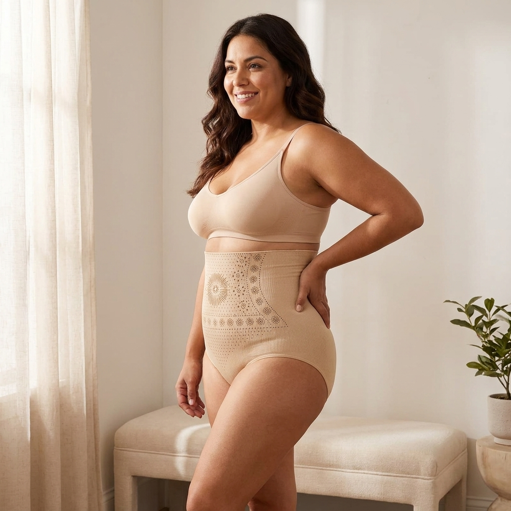 CurveCraft™ – Smooth High-Waist Shaping Brief with Instant Belly Control