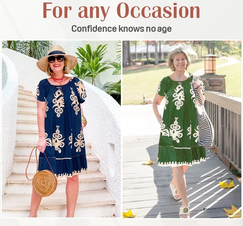 VioraLuxe™ Dress — Embrace Your Curves with Unmatched Comfort and Effortless Style
