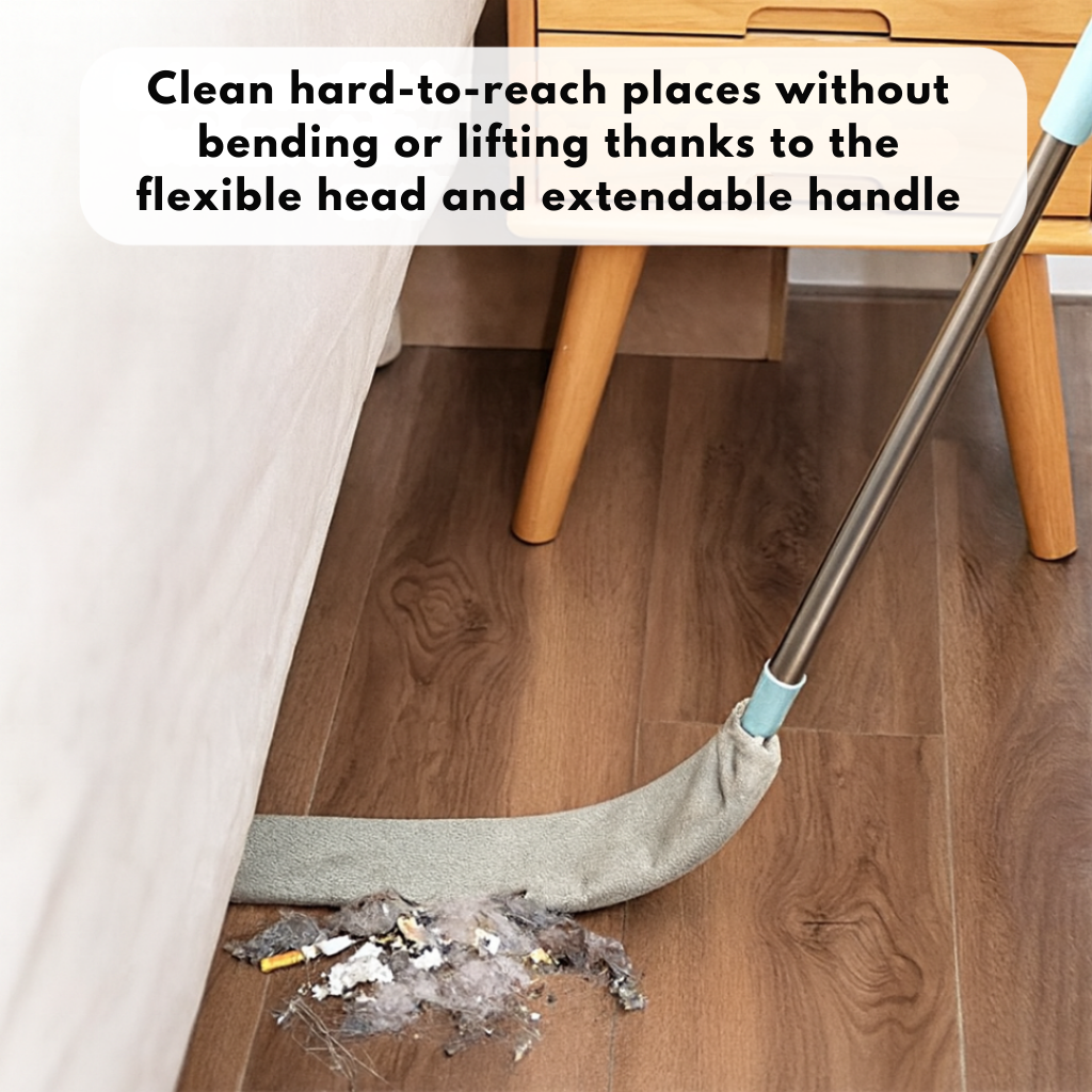 GlideFlex™ — Clean Every Hidden Spot Without Strain or Struggle