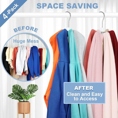 SwivelMaster™ — Instantly Transform Cluttered Closets into Calm, Organized Spaces