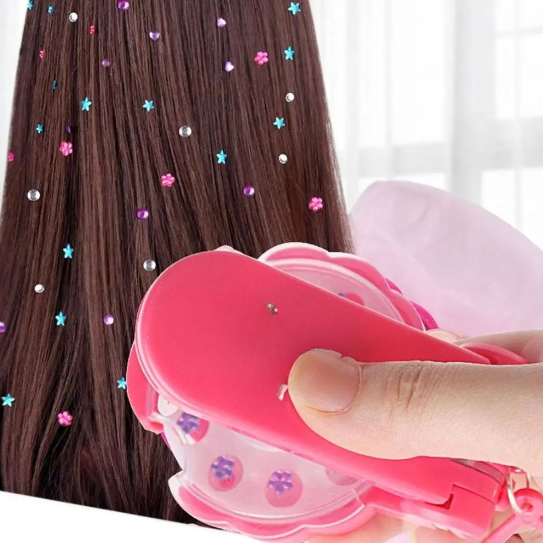 LumiFrost™ Hair Gem Setter — Sparkle Boldly Without Damage or Mess
