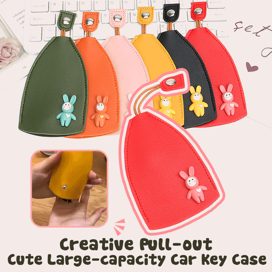 Creative Pull Out Cute Large Capacity Car Key Case