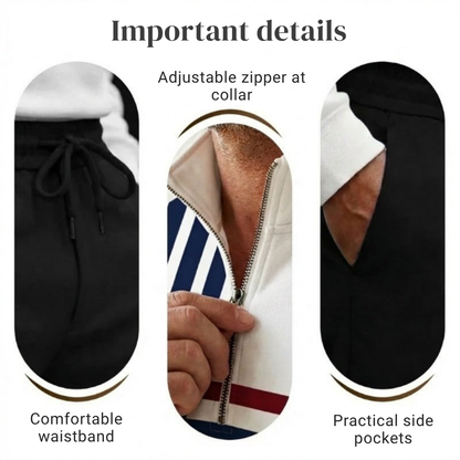 StriPeak™ — Command Attention with Lightweight Warmth & Razor-Sharp Style