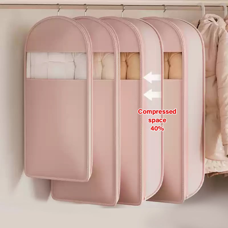 Hanging Garment Protective Cover Featuring Self-Compression (2025 Model)