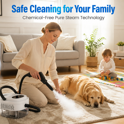 VaporaClean™ — Dissolve Baked-On Grease and Eliminate Germs Using 221°F Chemical-Free Steam
