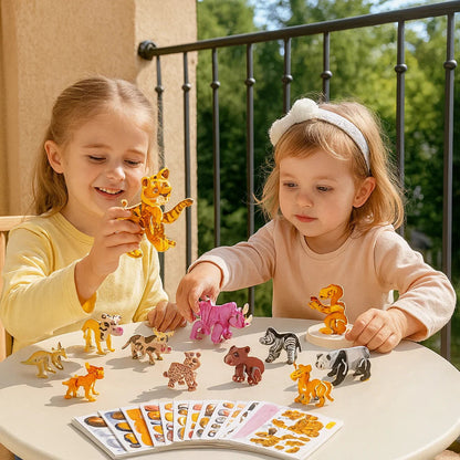 VividMorph™ 3D Cartoon Puzzle Set — Ignite Your Child’s Imagination and Build Confidence with Every Snap