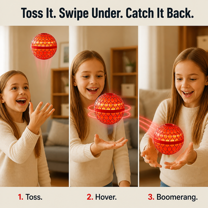AeroLuxe™ Orb — Throw It, Float It, Boomerang It Right Back to You