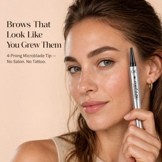 BrowLuxe™ — Create Hair-Like Brows in 60 Seconds Using 4-Prong Microblade Tip