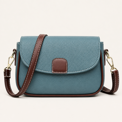 SolaraVera™ – Timeless Pebbled Leather Crossbody with Magnetic Snap