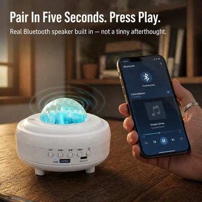 CelestiBeam™ — Slip Into Sleep Beneath Aurora Waves Without Leaving Your Bed