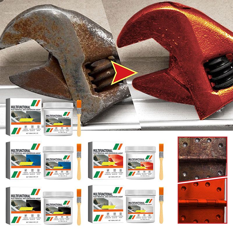 1+1 FREE | RustAway - Multifunctional Agent for Rust Removal and Conversion [Last Day Discount]