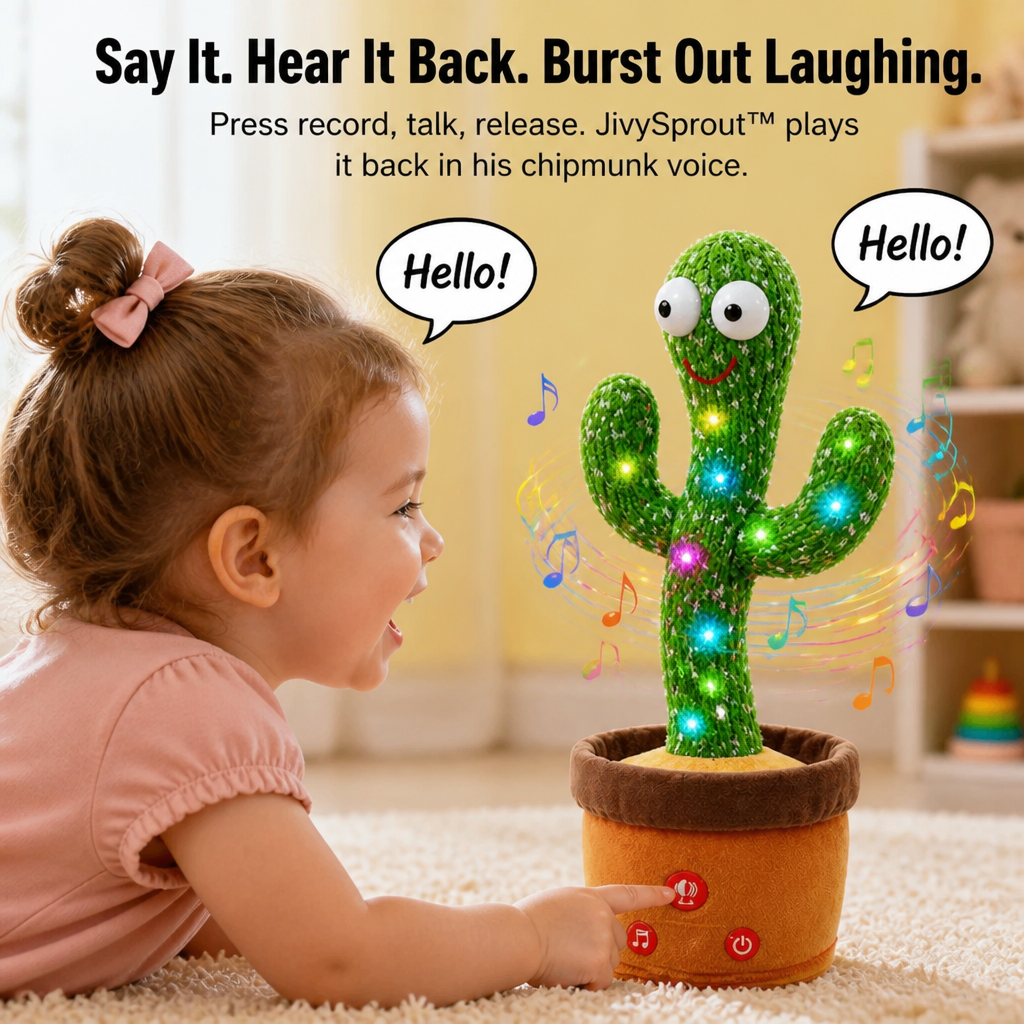JivySprout™ — Help Your Toddler Chatting, Moving, and Away from the Screen