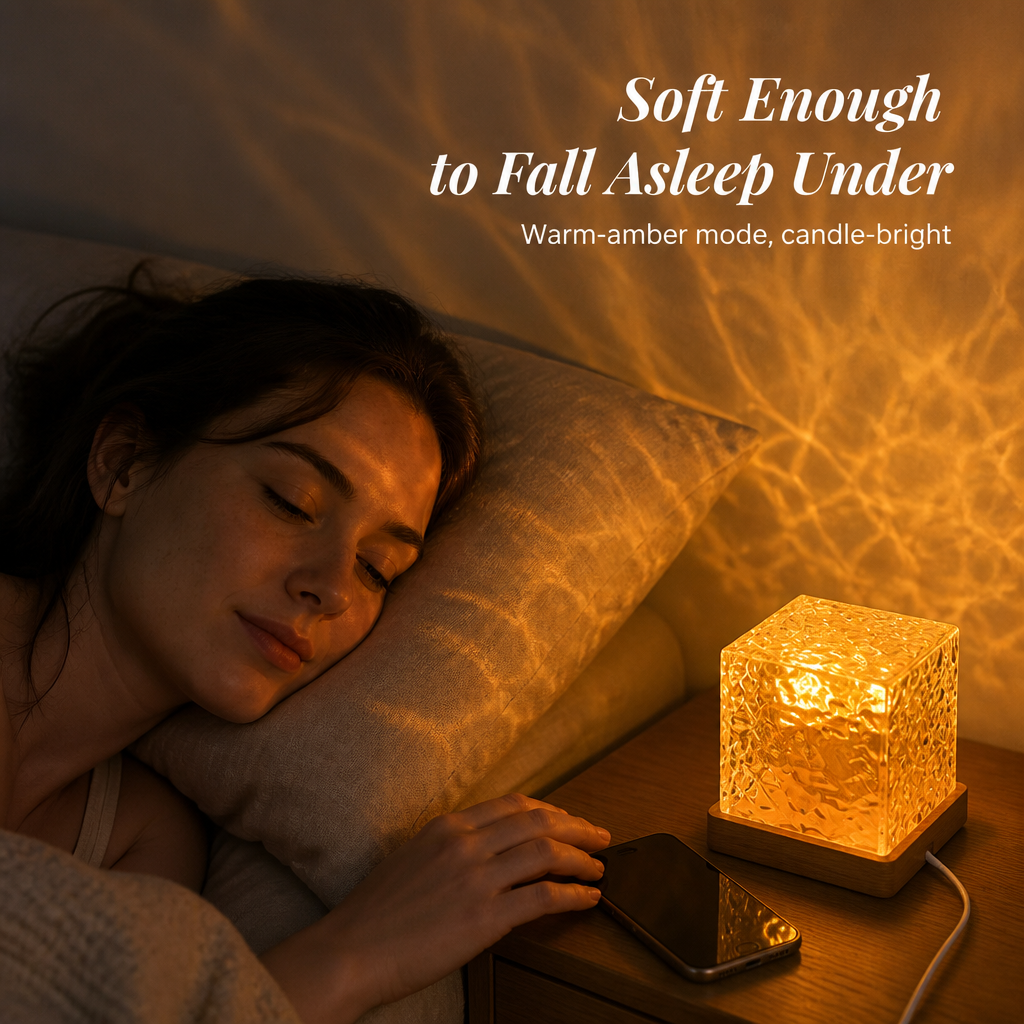 SereniWave™ — Envelop Your Space in Gentle, Rolling Water-Wave Light