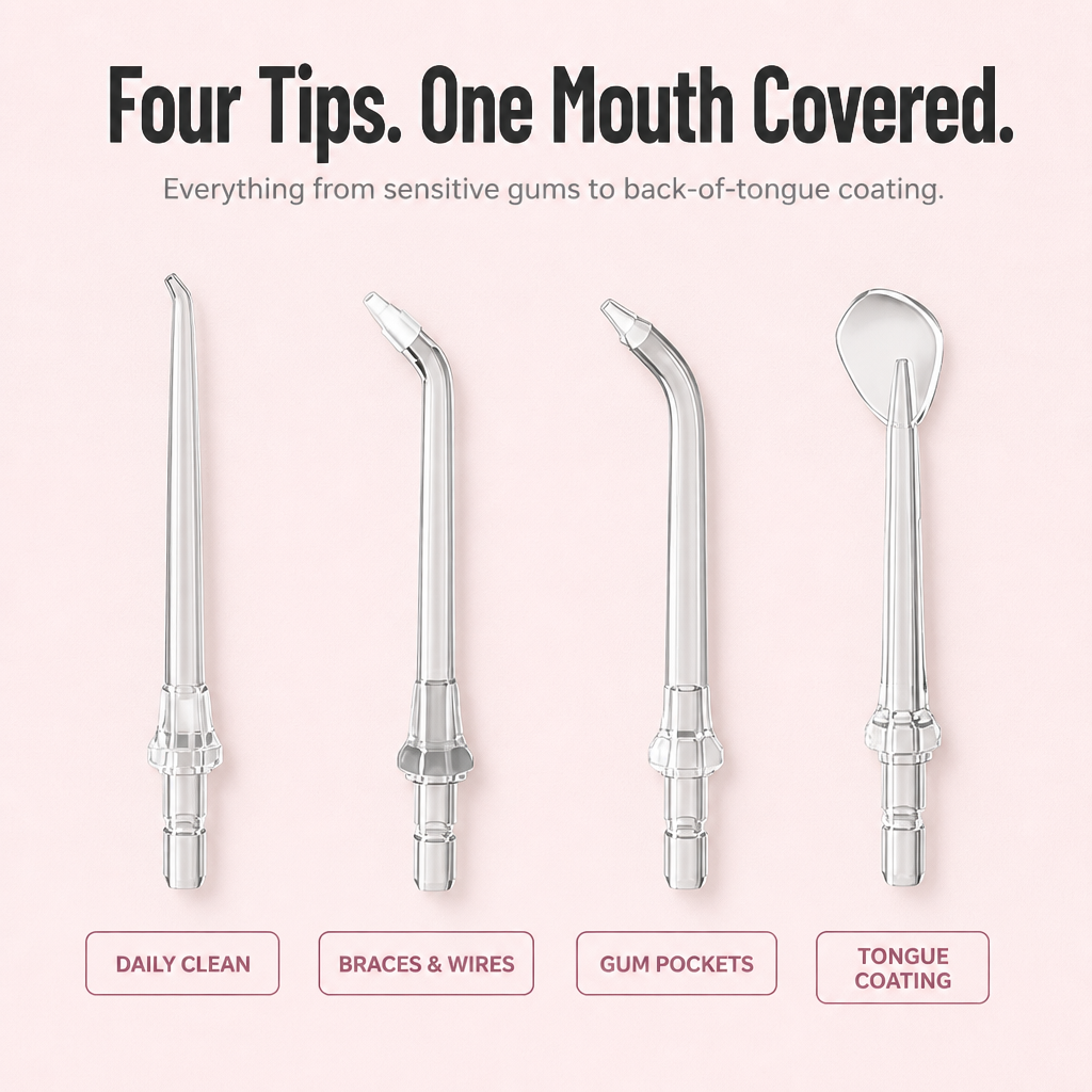 HydraPulse™ — Zap Plaque & Bleeding-Gum Buildup Between Close Teeth Instantly