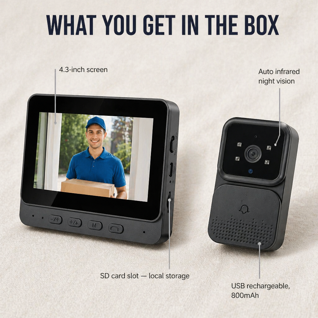 PulseView™ — Check Who’s at Your Door Without Wi-Fi, Apps, or Subscriptions