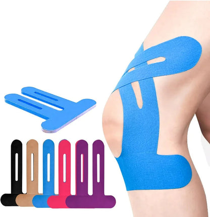 Knee Support Tape – Pre-Cut Kinesiology Strips for Active Joints