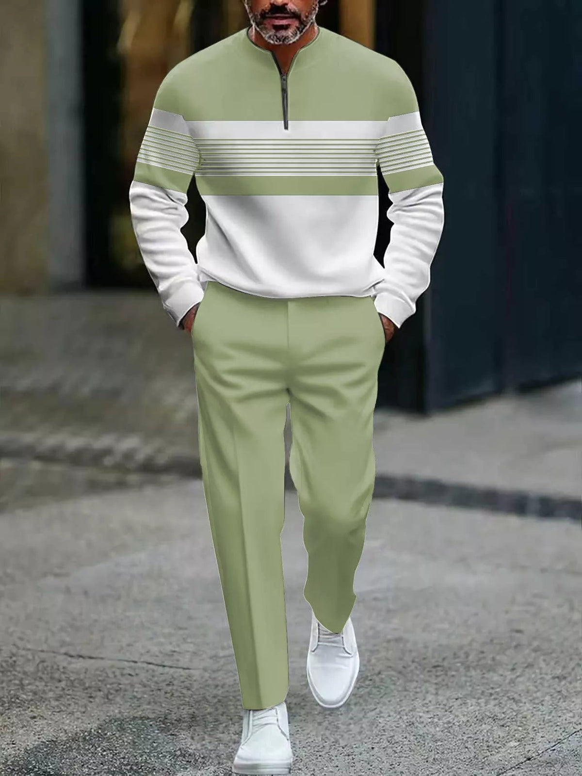 StriPeak™ — Command Attention with Lightweight Warmth & Razor-Sharp Style