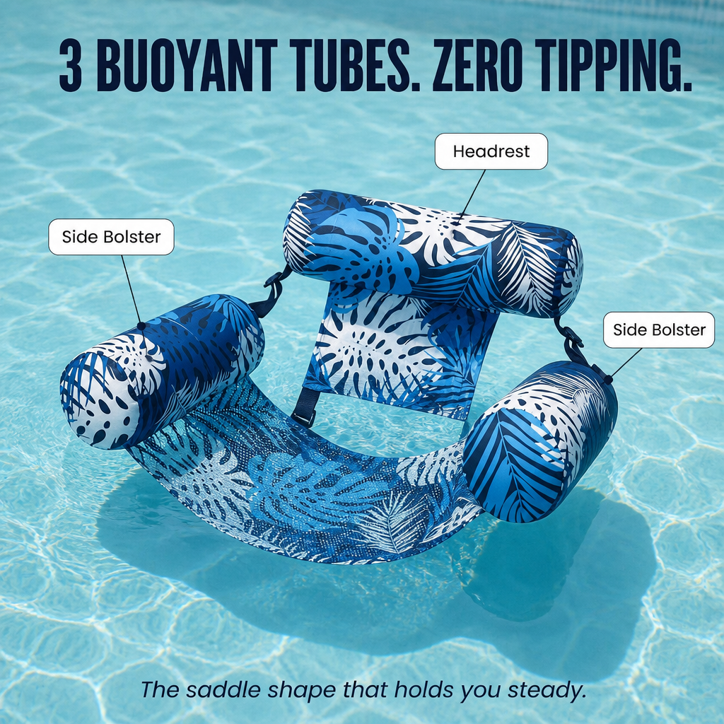 AquaBreeze™ — Sit Up Straight, Drift Steady & Talk Without Drenching Your Hair