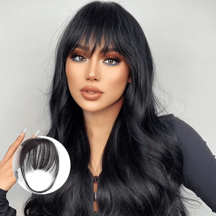 NovaTress™ Clip-in Bangs — Snap on Stunning Style and Confidence in Seconds