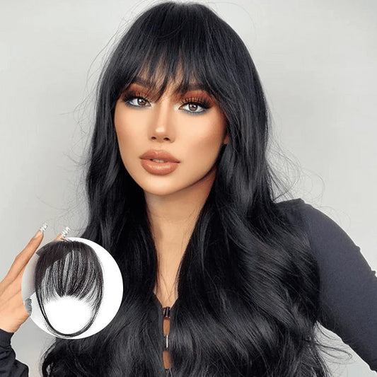 NovaTress™ Clip-in Bangs — Snap on Stunning Style and Confidence in Seconds