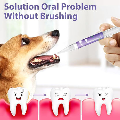 PuraPaws™ Oral Gel — Melt Away Tartar and Unleash Irresistibly Fresh, Pain-Free Pet Smiles