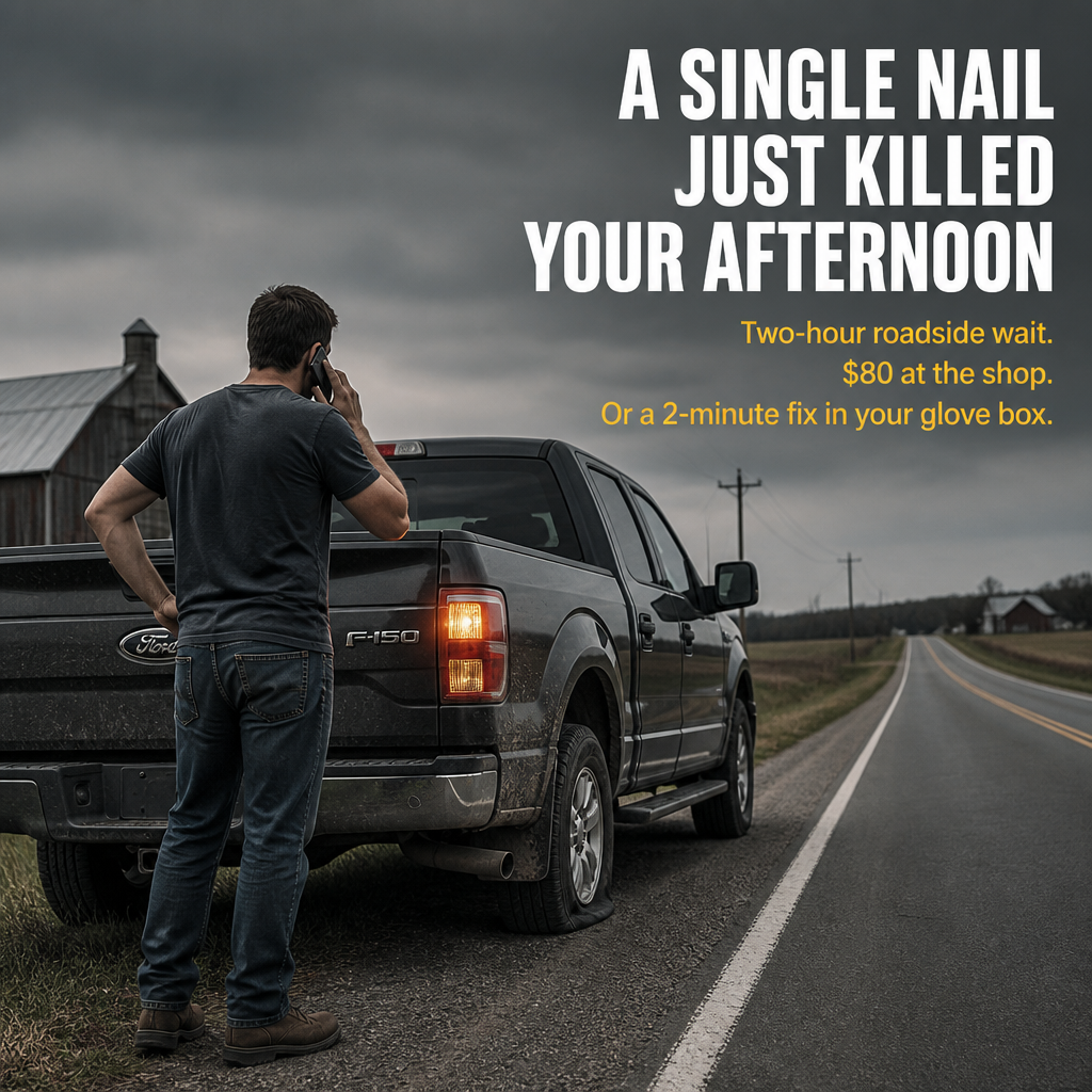 SlipMate™ — Insert Any Flat in 60 Seconds Without Tire Removal