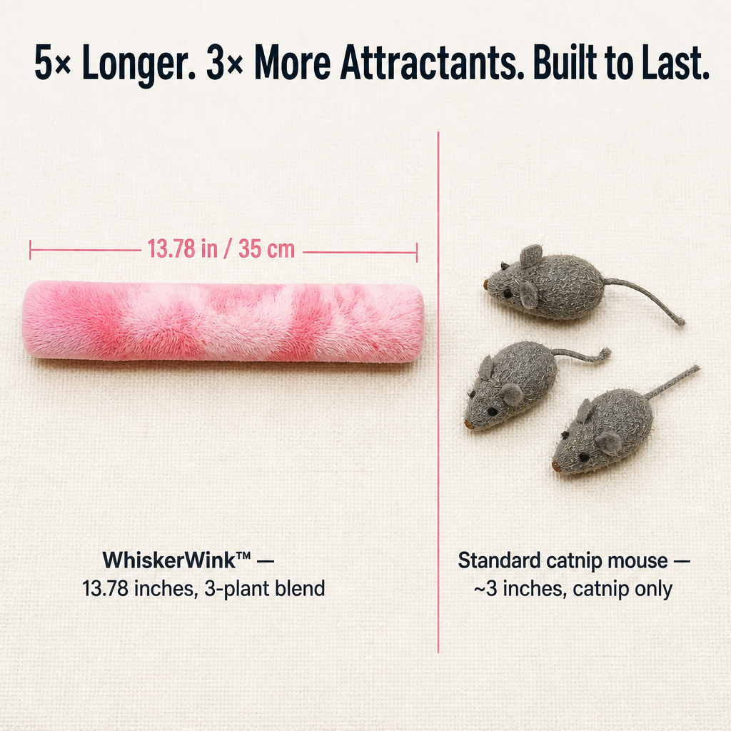 WhiskerWink™ — Spark Bunny-Kicks That Exhaust Even the Most Selective Cat