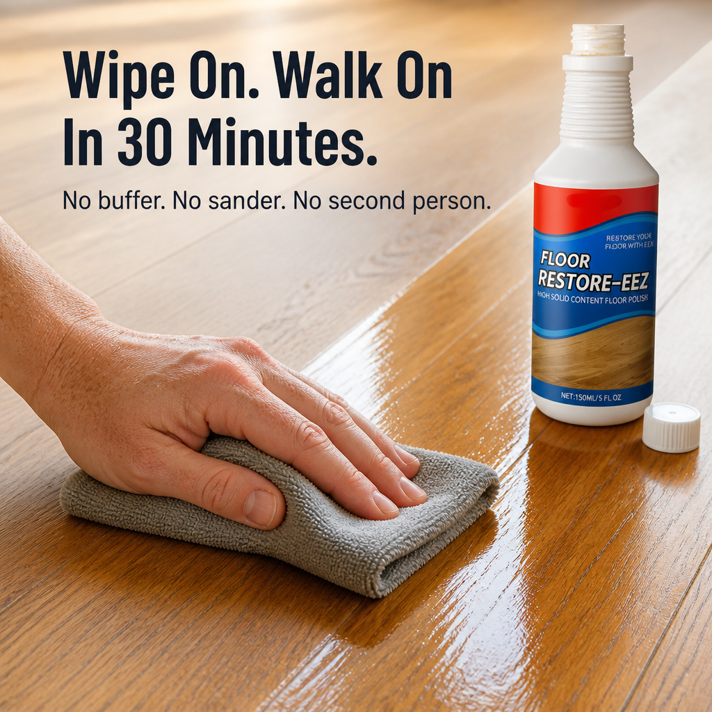 LustroLuxe™ — Restore Dull, Scratched Floors Instantly With One Coat